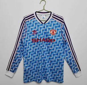 Manchester United 1990-1992 Long Sleeve Away Kit - JerseyLegacy