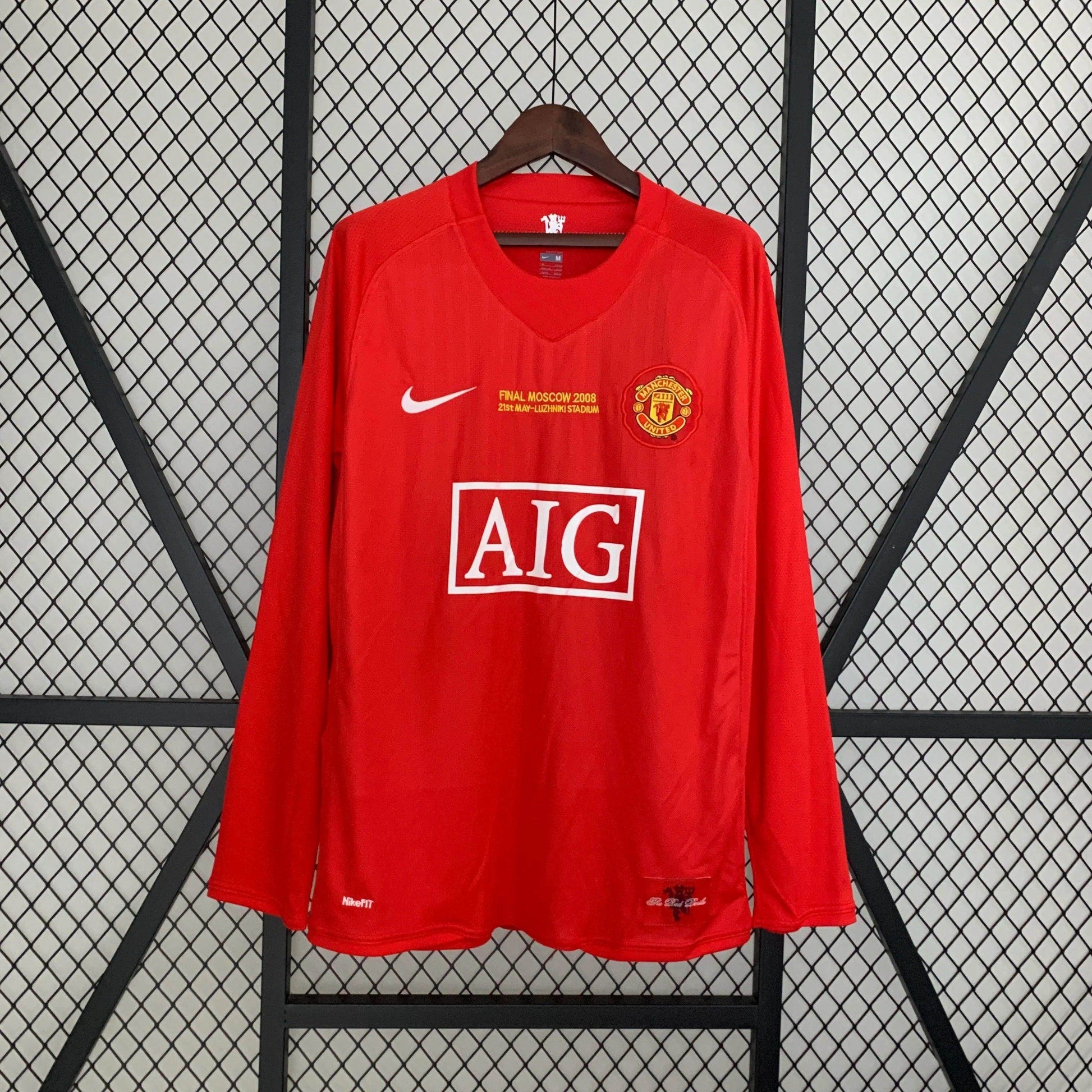 Manchester United 2007-2008 Home Kit - JerseyLegacy