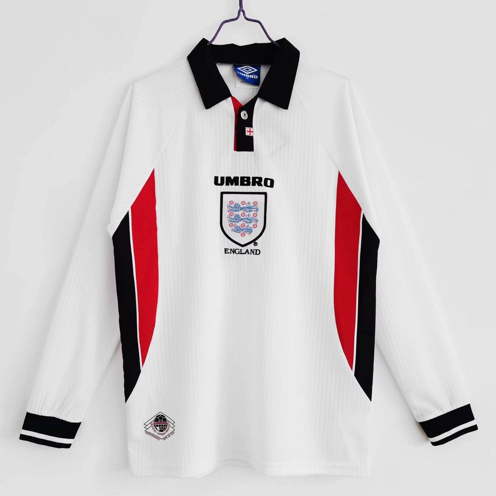 England 1988-1989 Long Sleeve Home Kit - JerseyLegacy