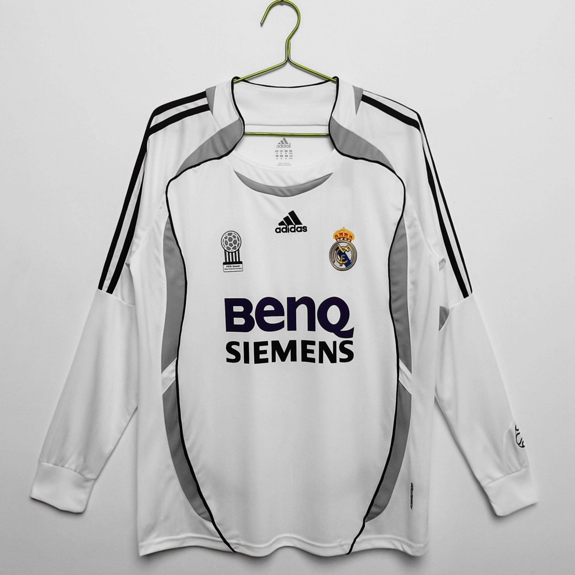 Real Madrid 2006-2007 Long Sleeve Home Kit - JerseyLegacy