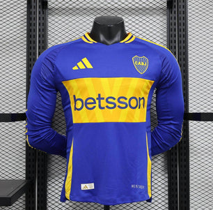 Boca Juniors 2024-2025 Home Kit Long Sleeve - JerseyLegacy