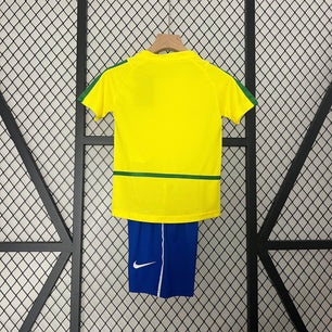 Brazil 2002 Home Jersey Kids - JerseyLegacy