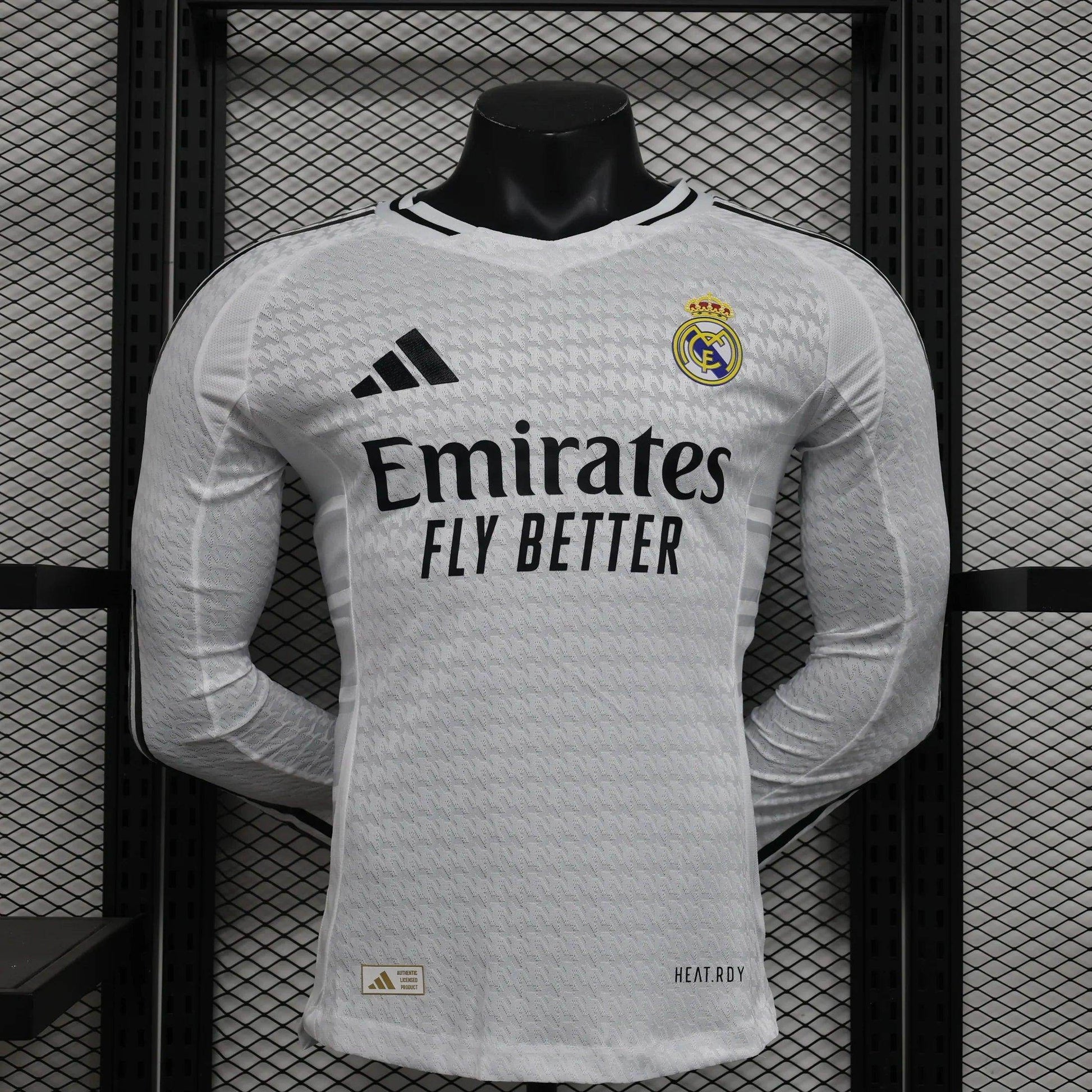 Real Madrid 2024-2025 Home Kit Long Sleeve - JerseyLegacy