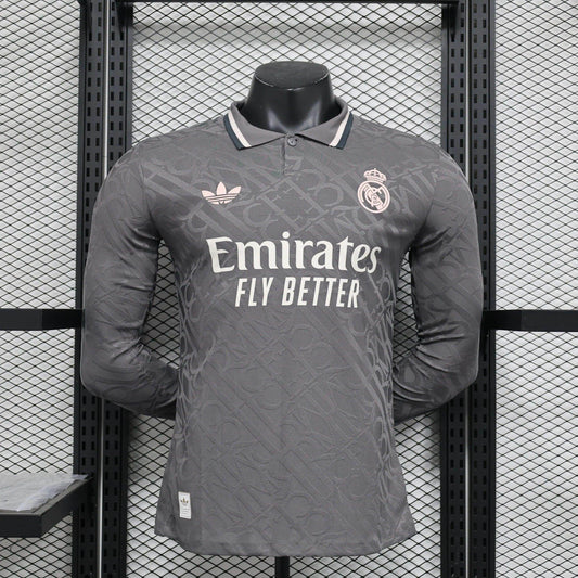 Real Madrid 2024-2025 Third Kit Long Sleeve - JerseyLegacy