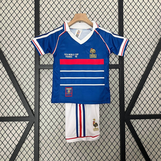 France 1998 Home Jersey Kids - JerseyLegacy