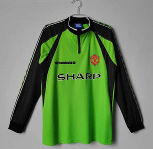 Manchester United 1998–1999 Long Sleeve Goalkeeper Kit - JerseyLegacy