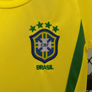 Brazil 2002 Home Jersey Kids - JerseyLegacy