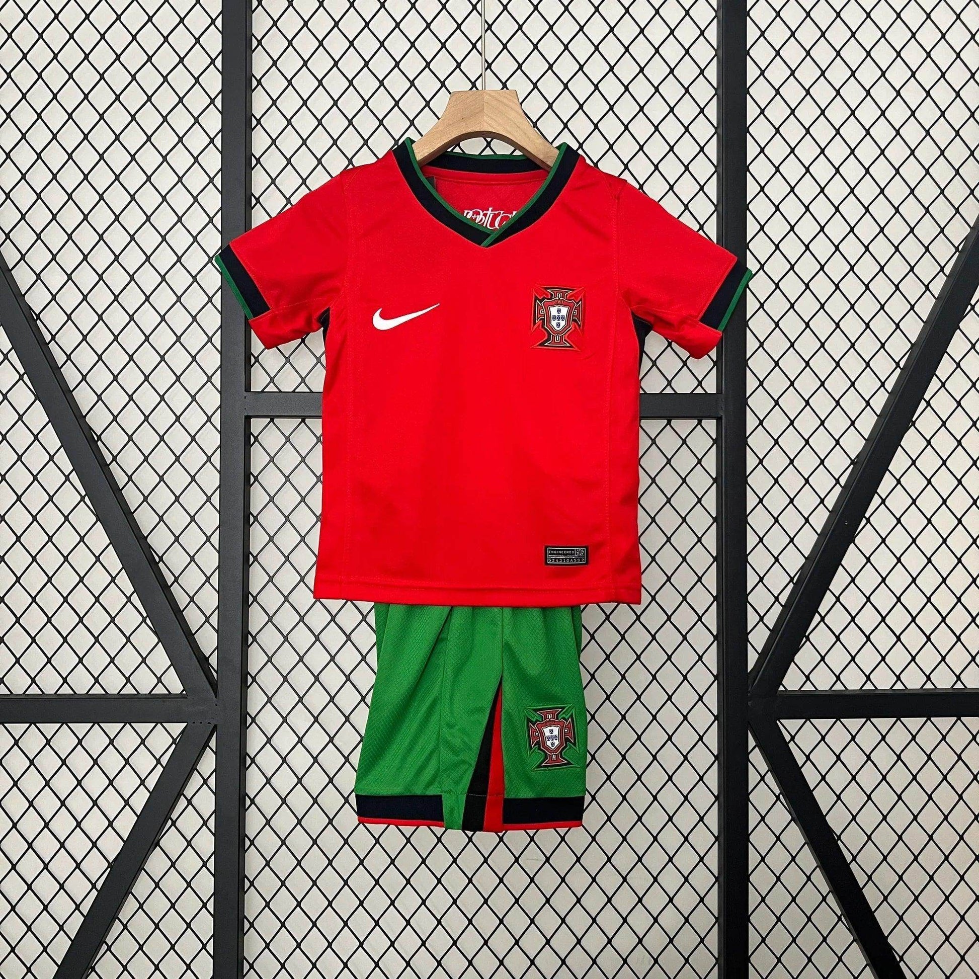 Portugal 2024 Home Jersey Kids - JerseyLegacy