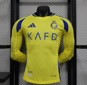 Al Nassr 2024-2025 Home Kit Long Sleeve - JerseyLegacy