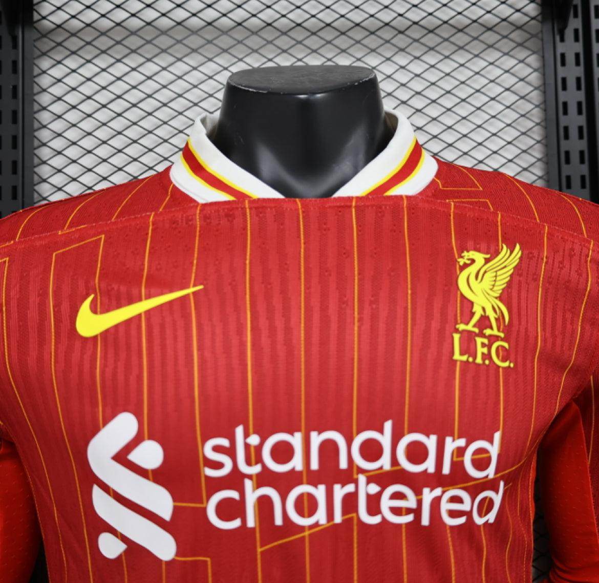 Liverpool 2024-2025 Home Kit Long sleeve - JerseyLegacy