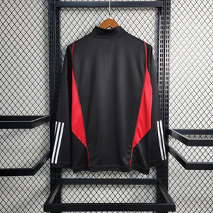 São Paulo Black Windbreaker Jacket 23/24 - JerseyLegacy