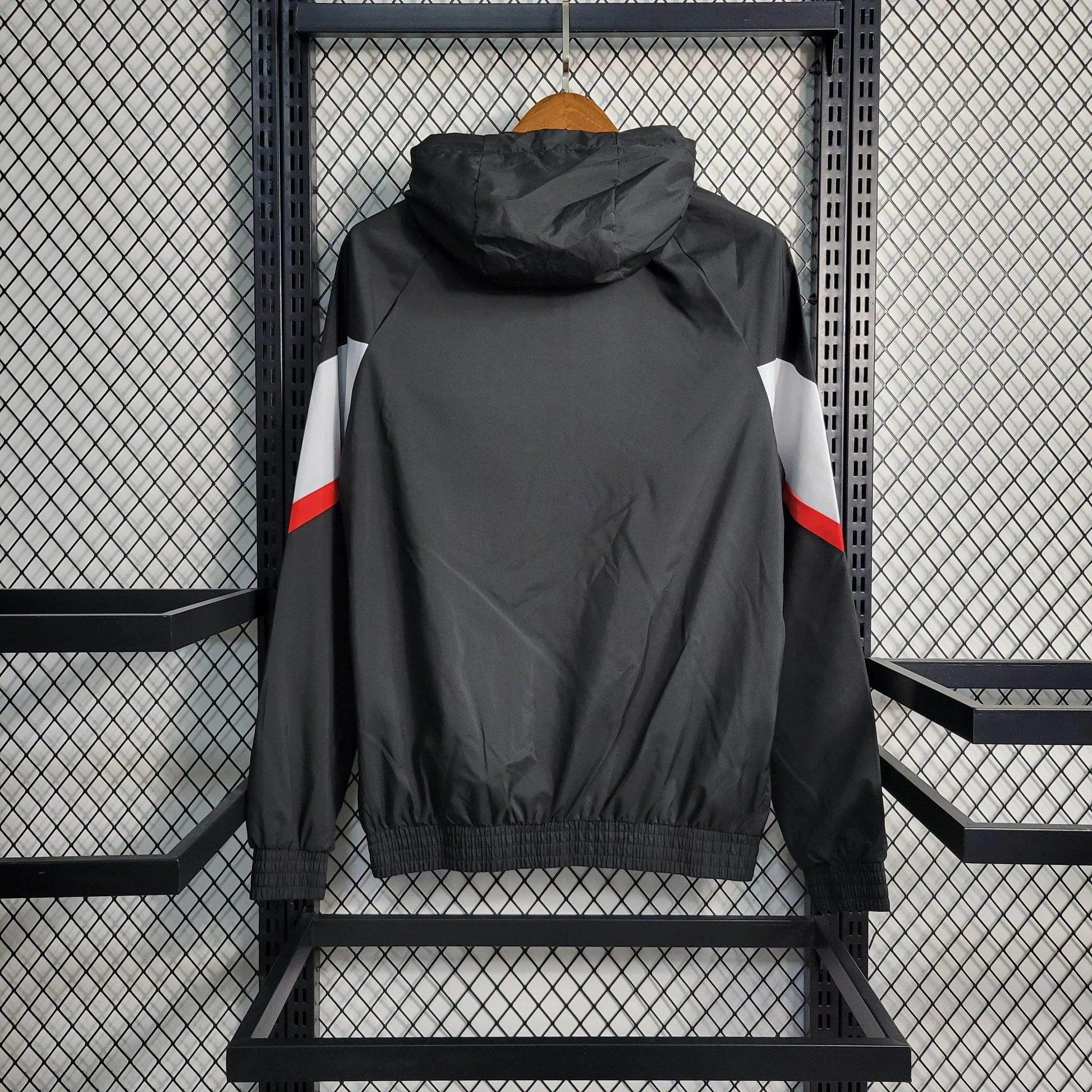 Barcelona Windbreaker Jacket 23/24 - Black - JerseyLegacy