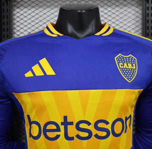 Boca Juniors 2024-2025 Home Kit Long Sleeve - JerseyLegacy