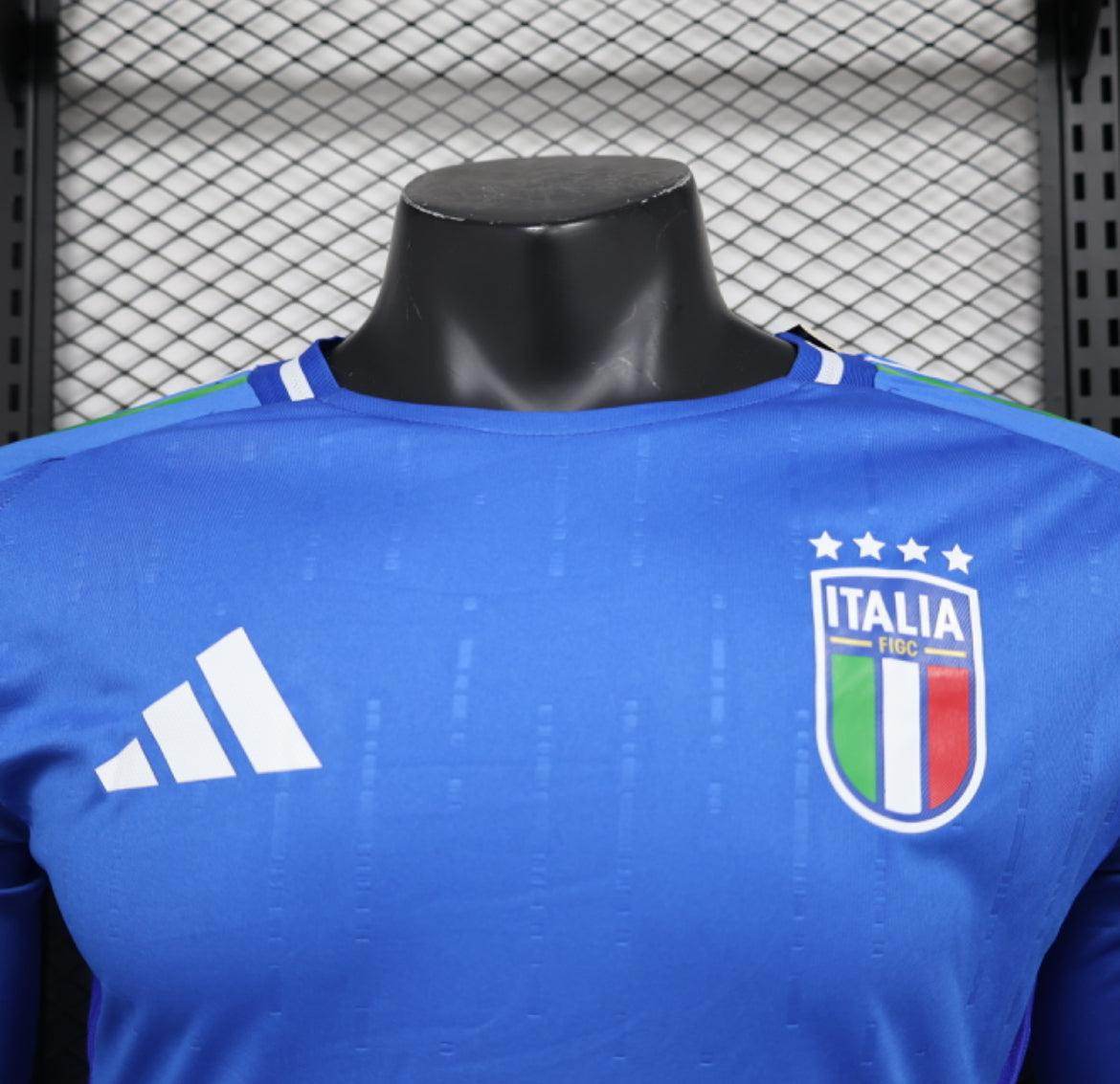 Italy 2024-2025 Long Sleeve Home kit - JerseyLegacy