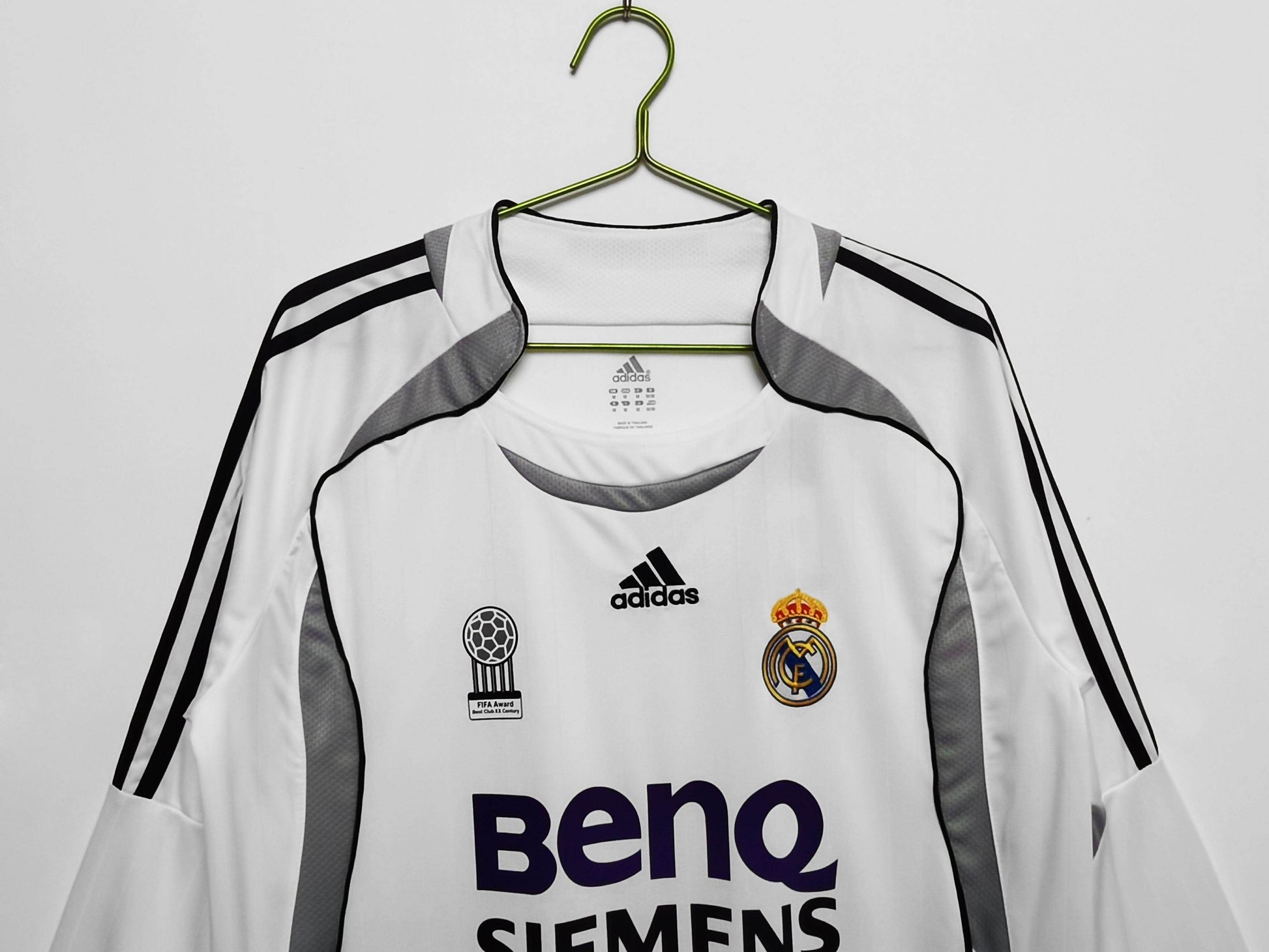 Real Madrid 2006-2007 Long Sleeve Home Kit - JerseyLegacy