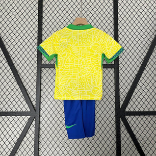 Brazil 2024 Home Jersey Kids - JerseyLegacy