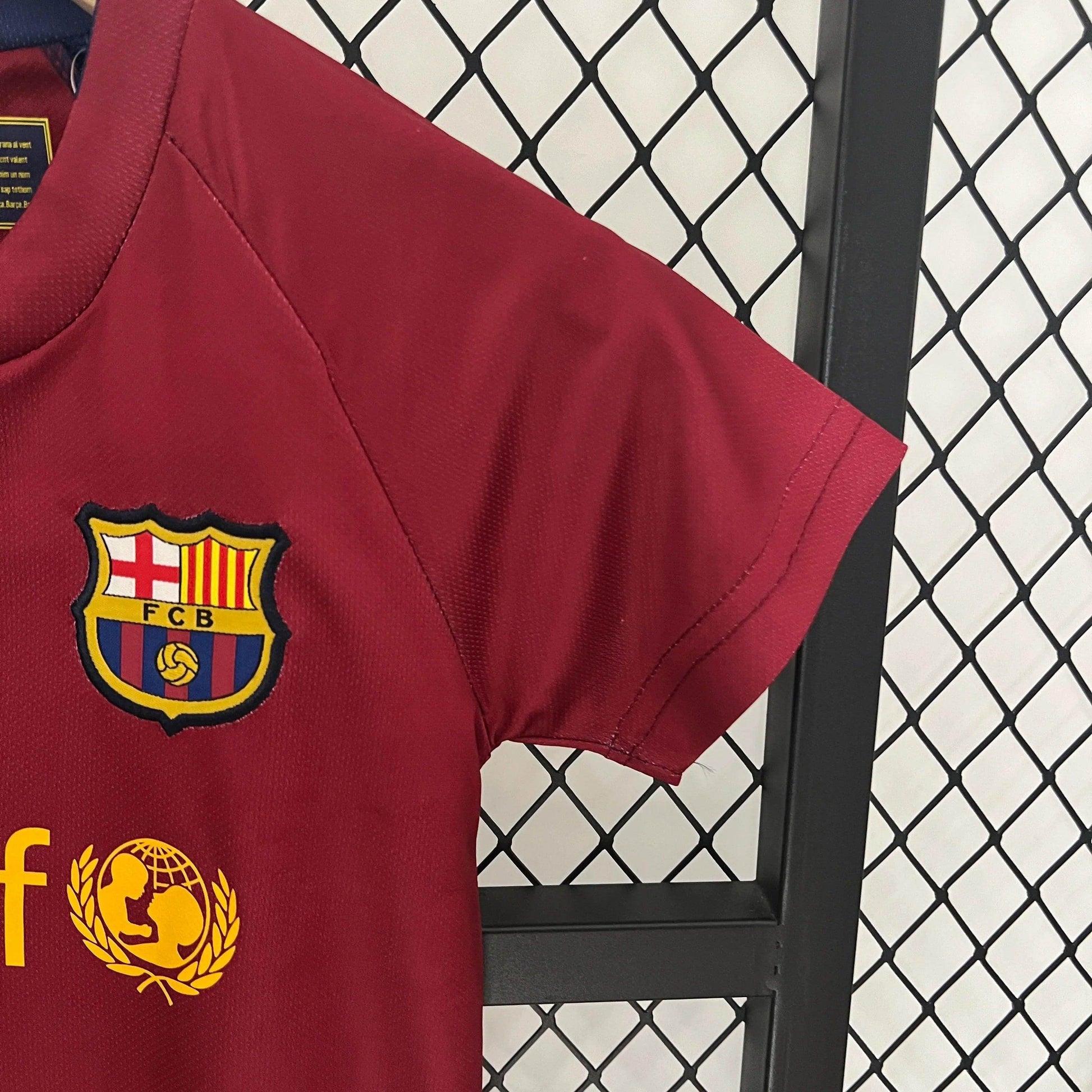 Barcelona 08/09 Home Jersey Kids - JerseyLegacy