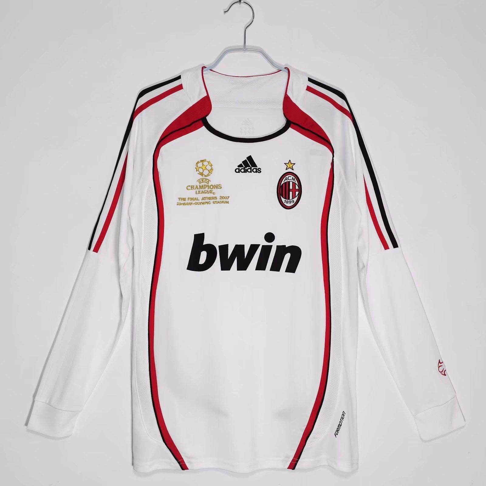 AC Milan 2007-2008 Long Sleeve Away Kit - JerseyLegacy