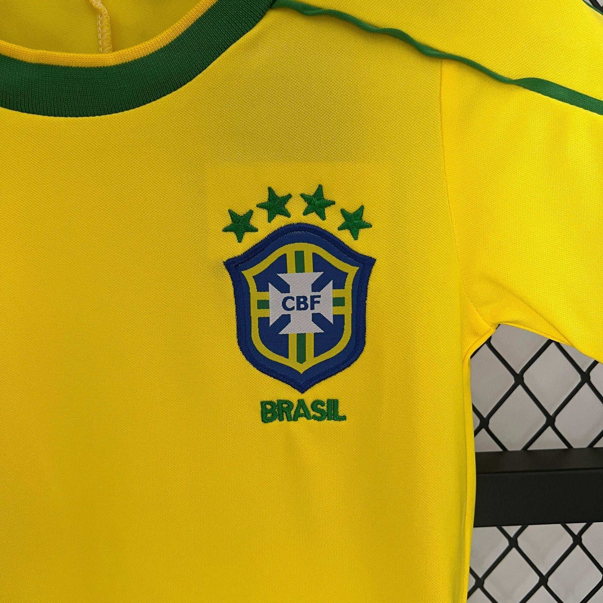 Brazil 1988 Home Jersey Kids - JerseyLegacy