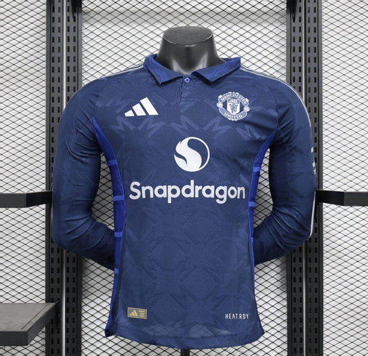 Manchester United 2024-2025 Away Kit Long Sleeve - JerseyLegacy