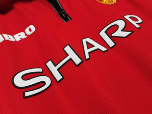 Manchester United 1997–1998 Long Sleeve Home Kit - JerseyLegacy