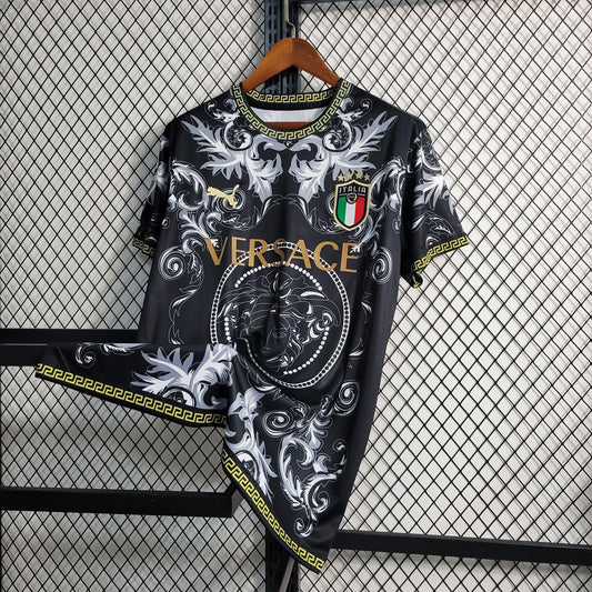 Italy "Versace" Special Black Kit - JerseyLegacy