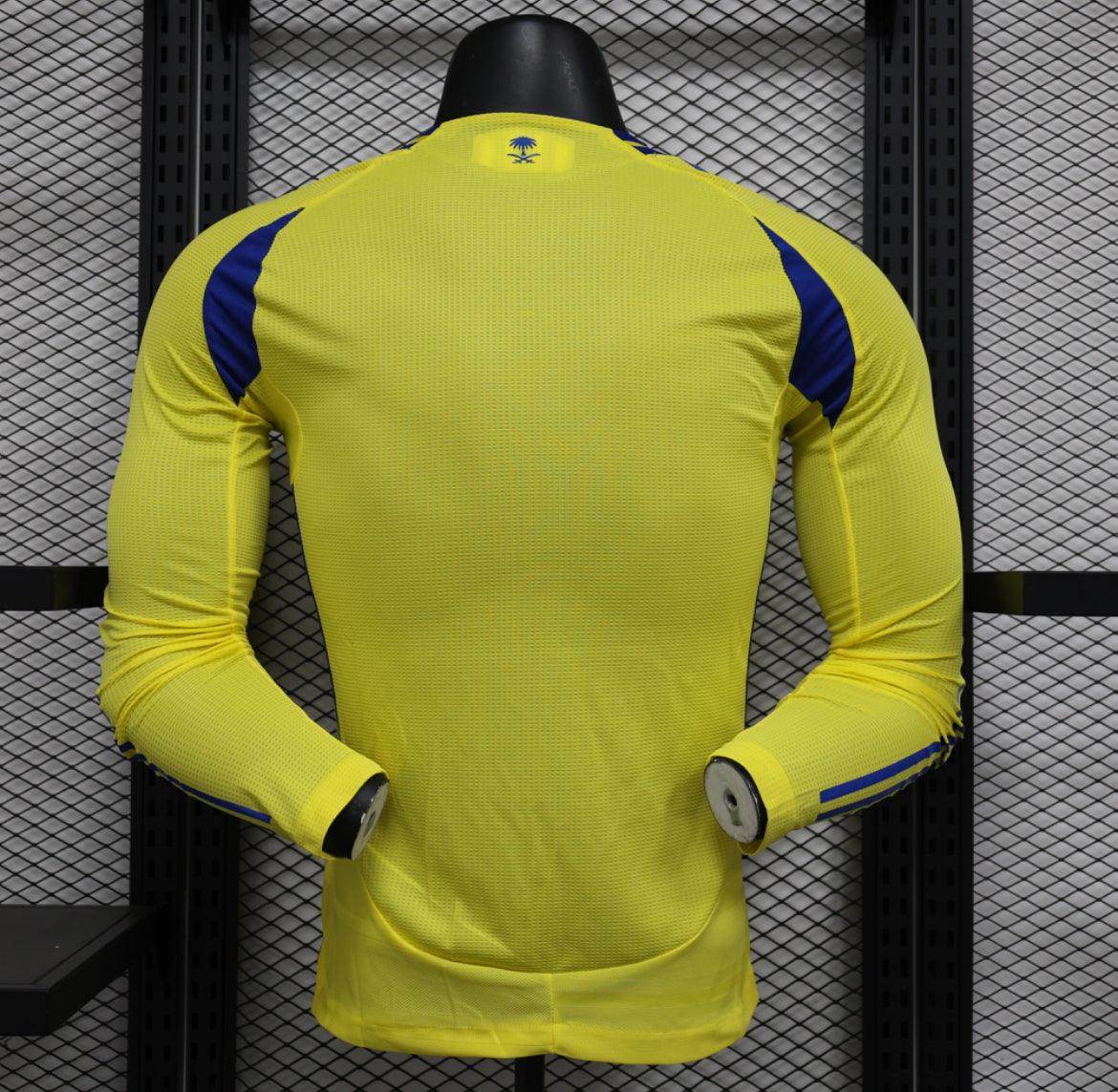 Al Nassr 2024-2025 Home Kit Long Sleeve - JerseyLegacy