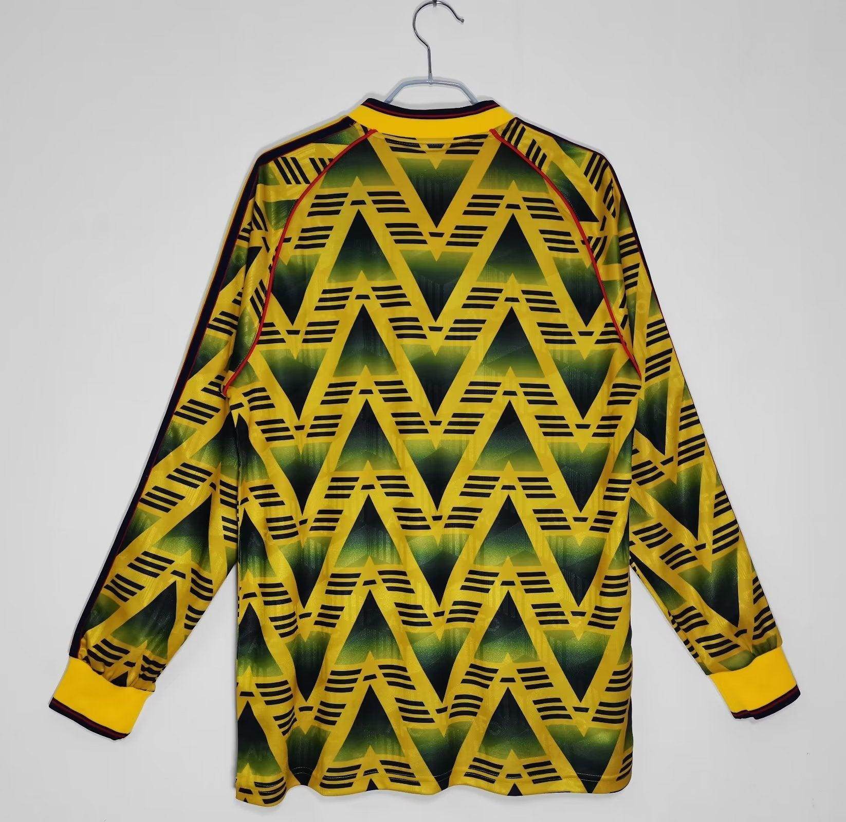 Arsenal 1991-1993 Long Sleeve Away Kit - JerseyLegacy