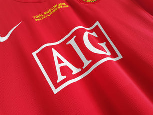 Manchester United 2007-2008 Home Kit - JerseyLegacy