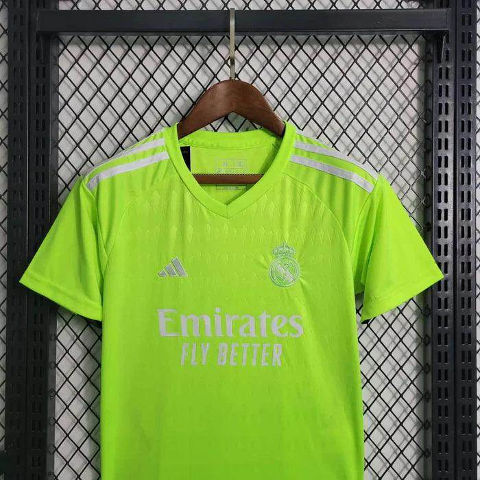 Real Madrid 23/24 Goalkeeper Green Jersey Kids - JerseyLegacy