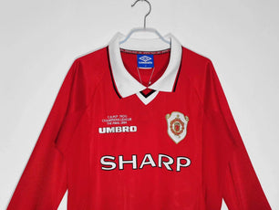 Manchester United 1999 Long Sleeve Champions League Kit - JerseyLegacy