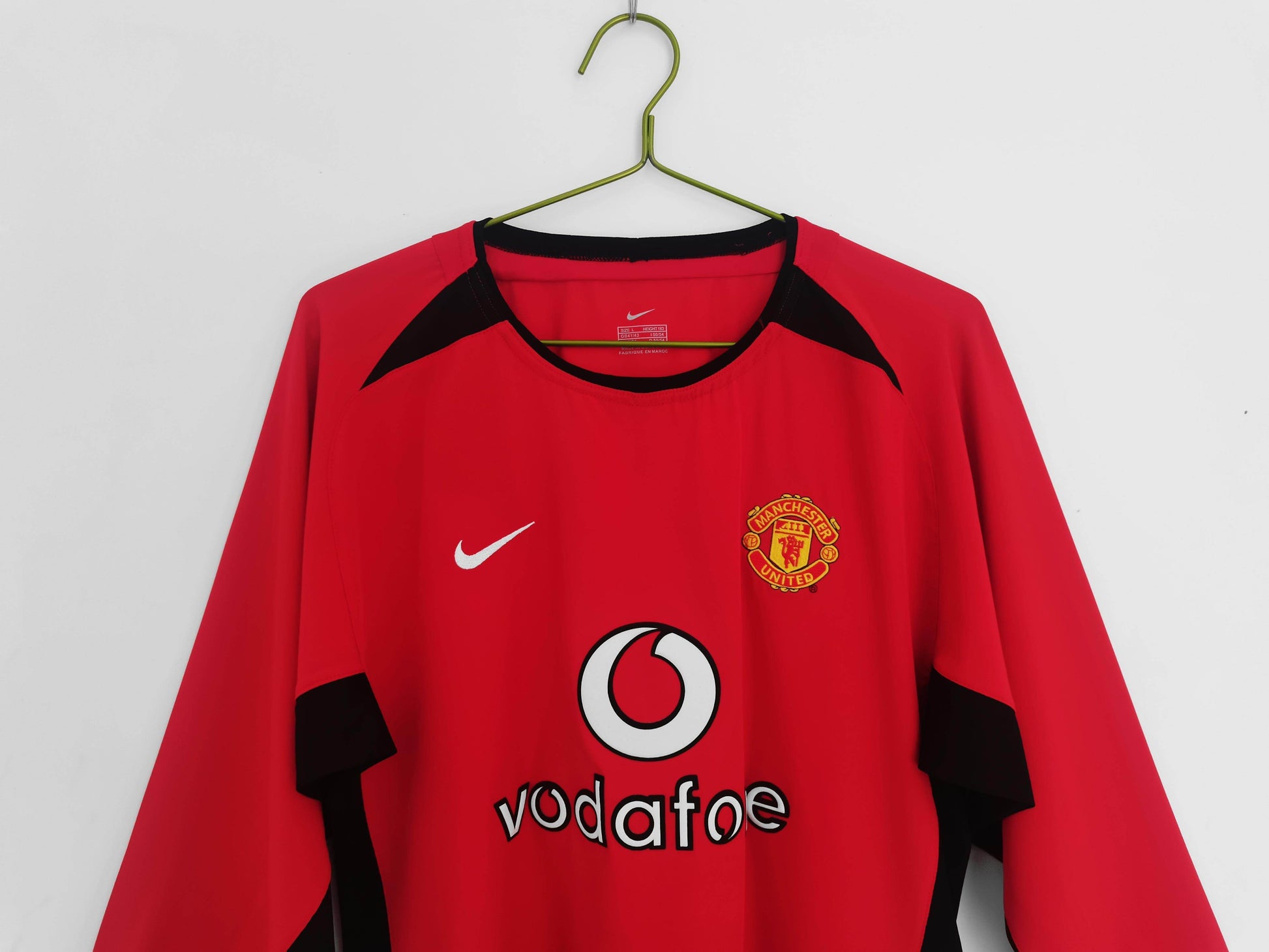 Manchester United 2003-2004 Long Sleeve Home Kit - JerseyLegacy