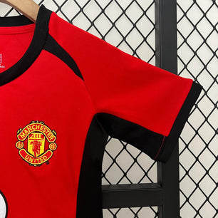 Manchester United Retro 02/04 Kids Home Jersey - JerseyLegacy