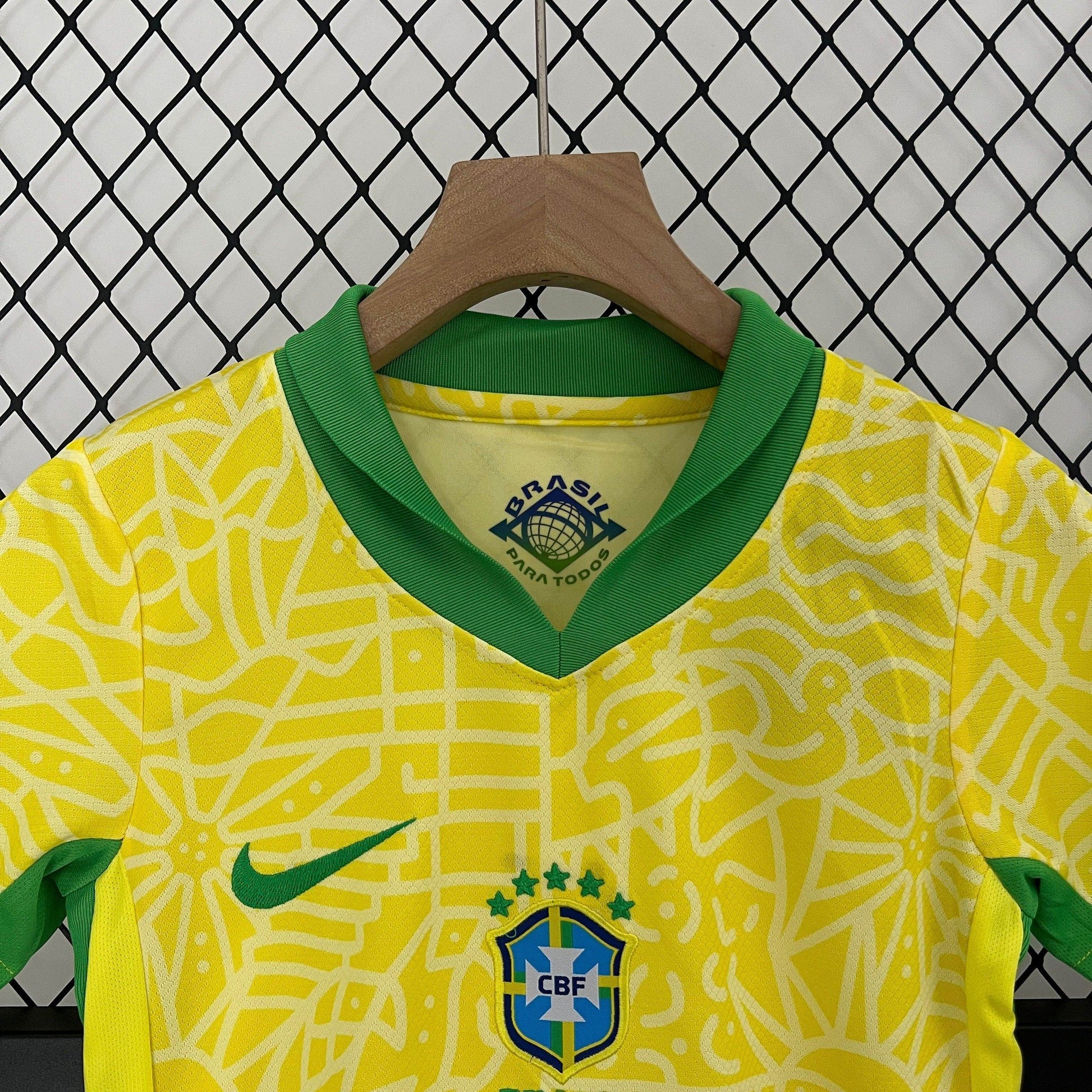 Brazil 2024 Home Jersey Kids - JerseyLegacy