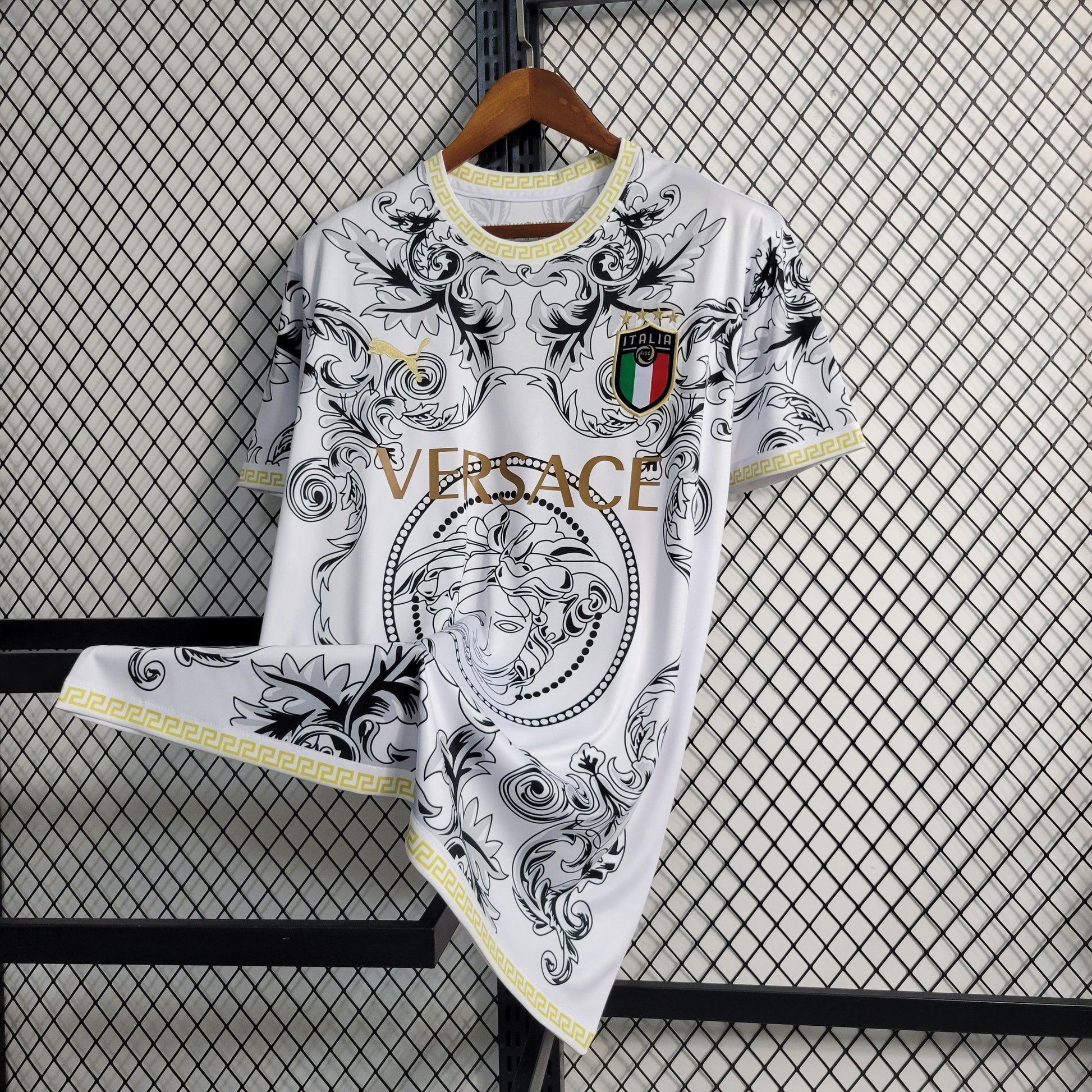 Italy "Versace" Special White Kit - JerseyLegacy