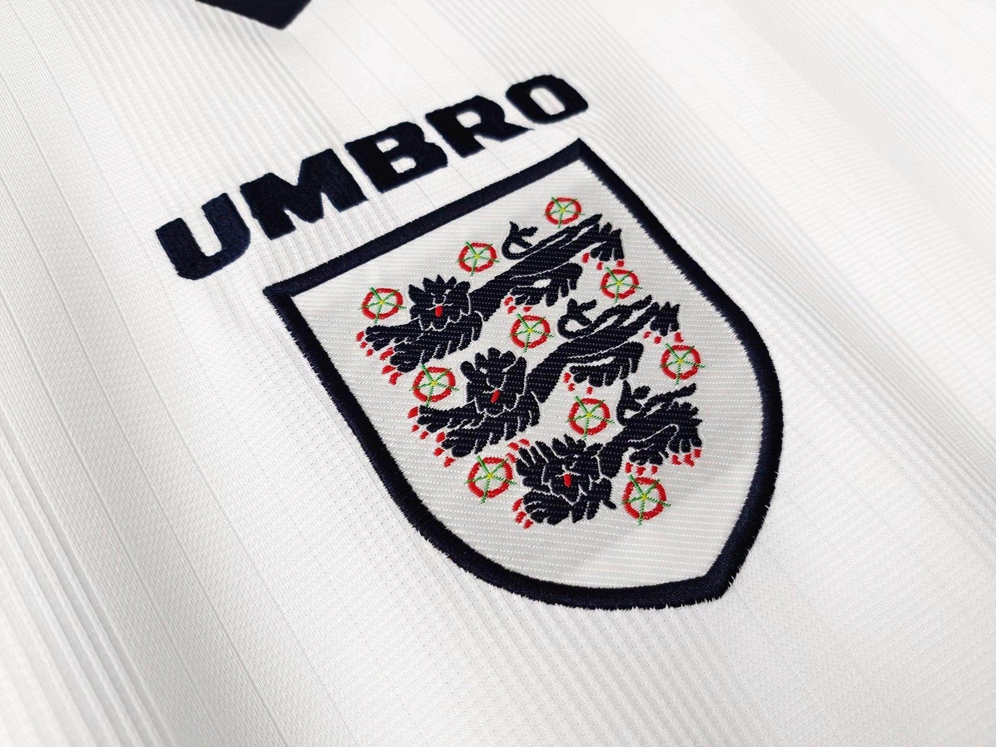 England 1996-1997 Long Sleeve Home Kit - JerseyLegacy