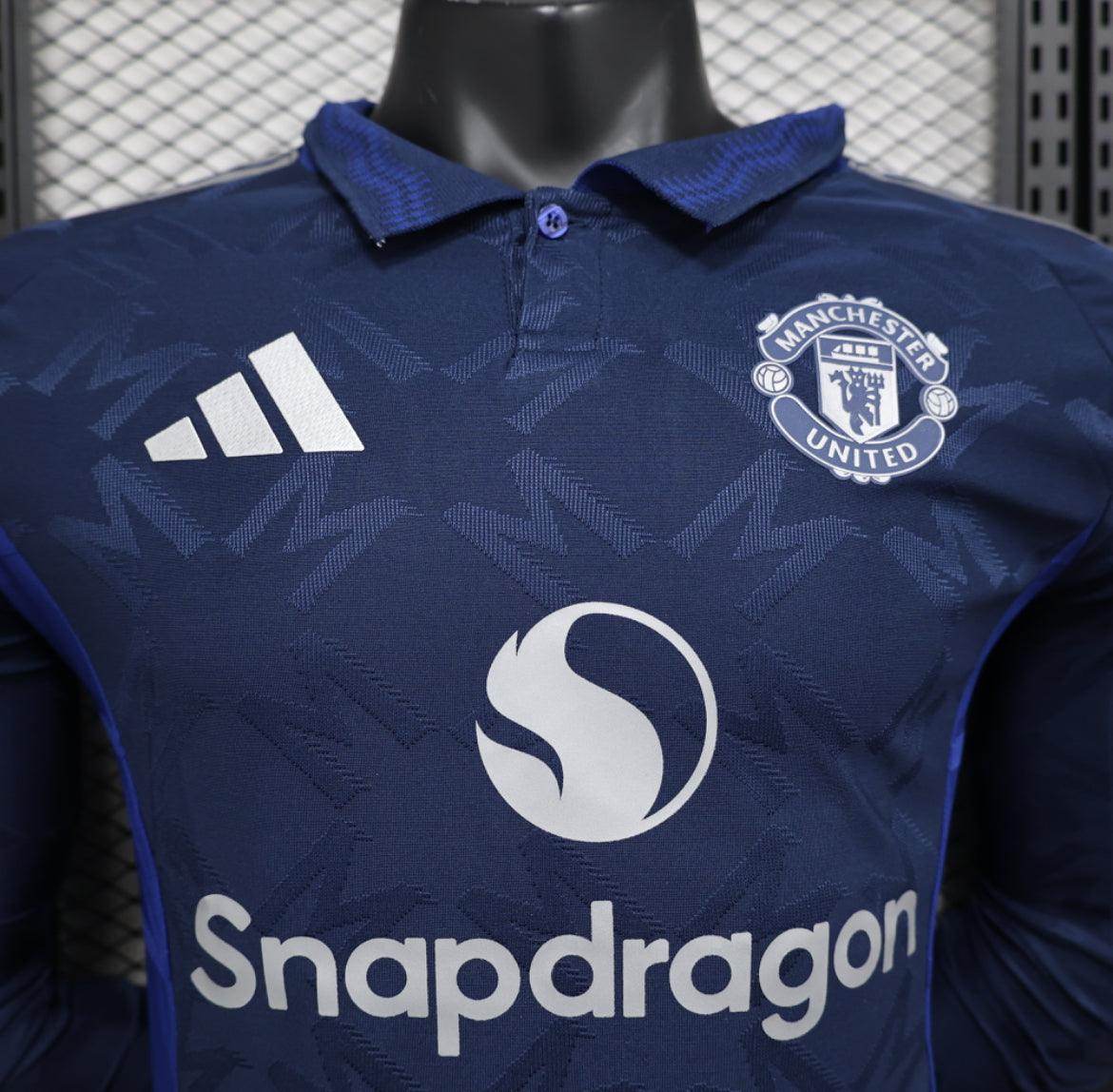 Manchester United 2024-2025 Away Kit Long Sleeve - JerseyLegacy