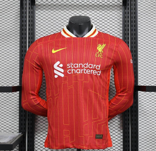 Liverpool 2024-2025 Home Kit Long sleeve - JerseyLegacy