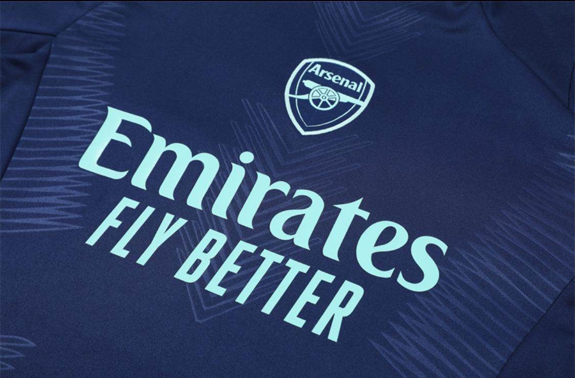 Arsenal Dark Blue Tracksuit - JerseyLegacy