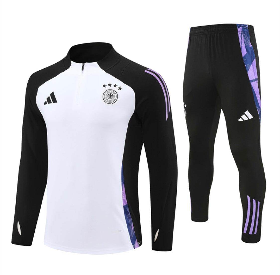 Germany Black and White Tracksuit III - JerseyLegacy