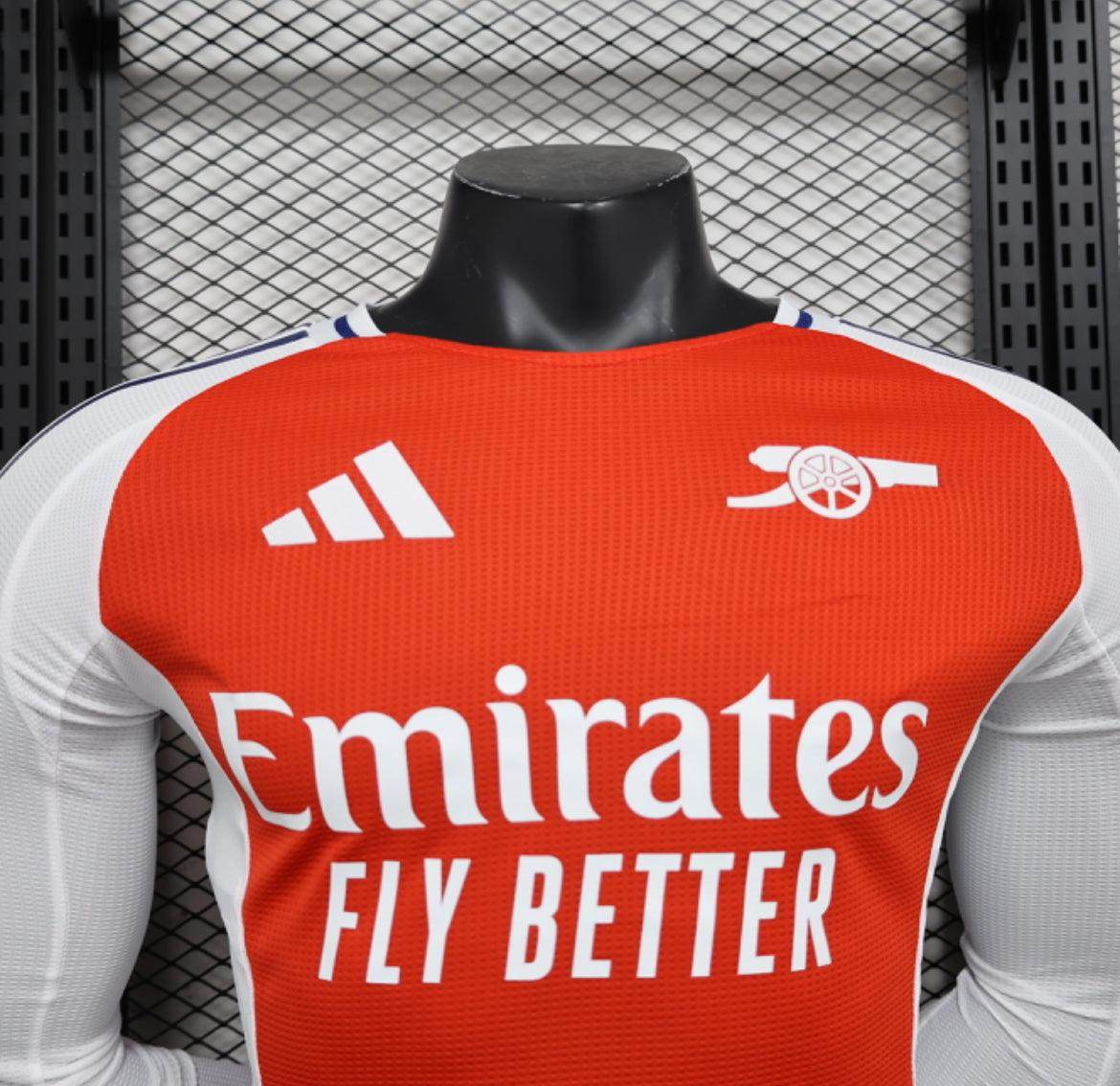 Arsenal 2024-2025 Home Kit Long Sleeve - JerseyLegacy