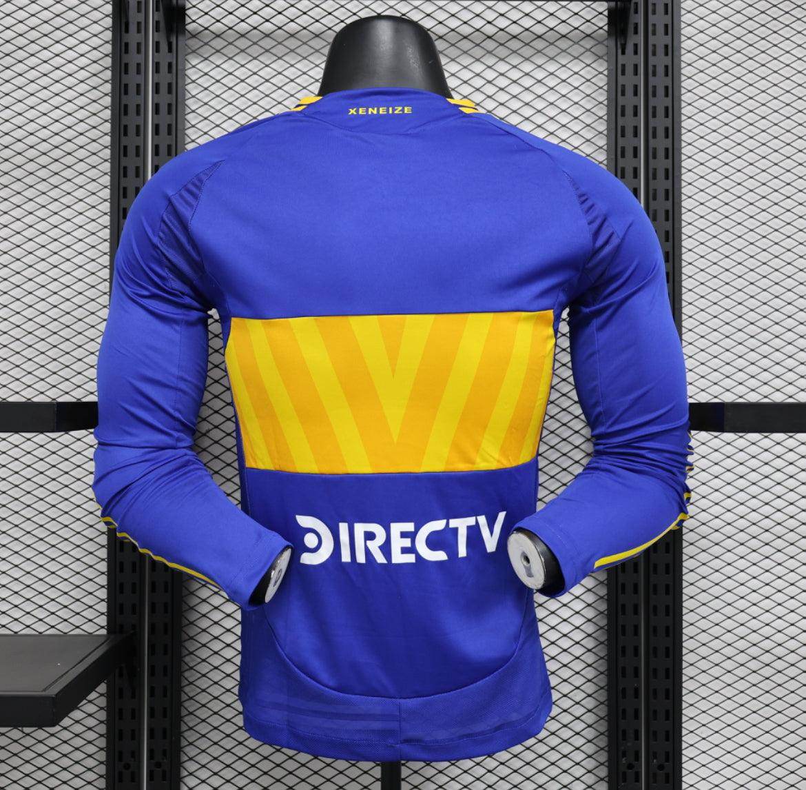 Boca Juniors 2024-2025 Home Kit Long Sleeve - JerseyLegacy