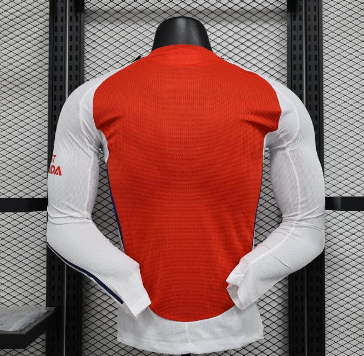 Arsenal 2024-2025 Home Kit Long Sleeve - JerseyLegacy