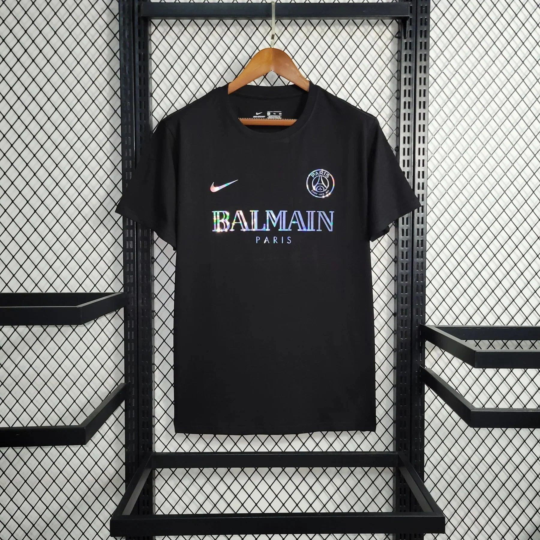 PSG "Balmain" Special Black Kit - JerseyLegacy