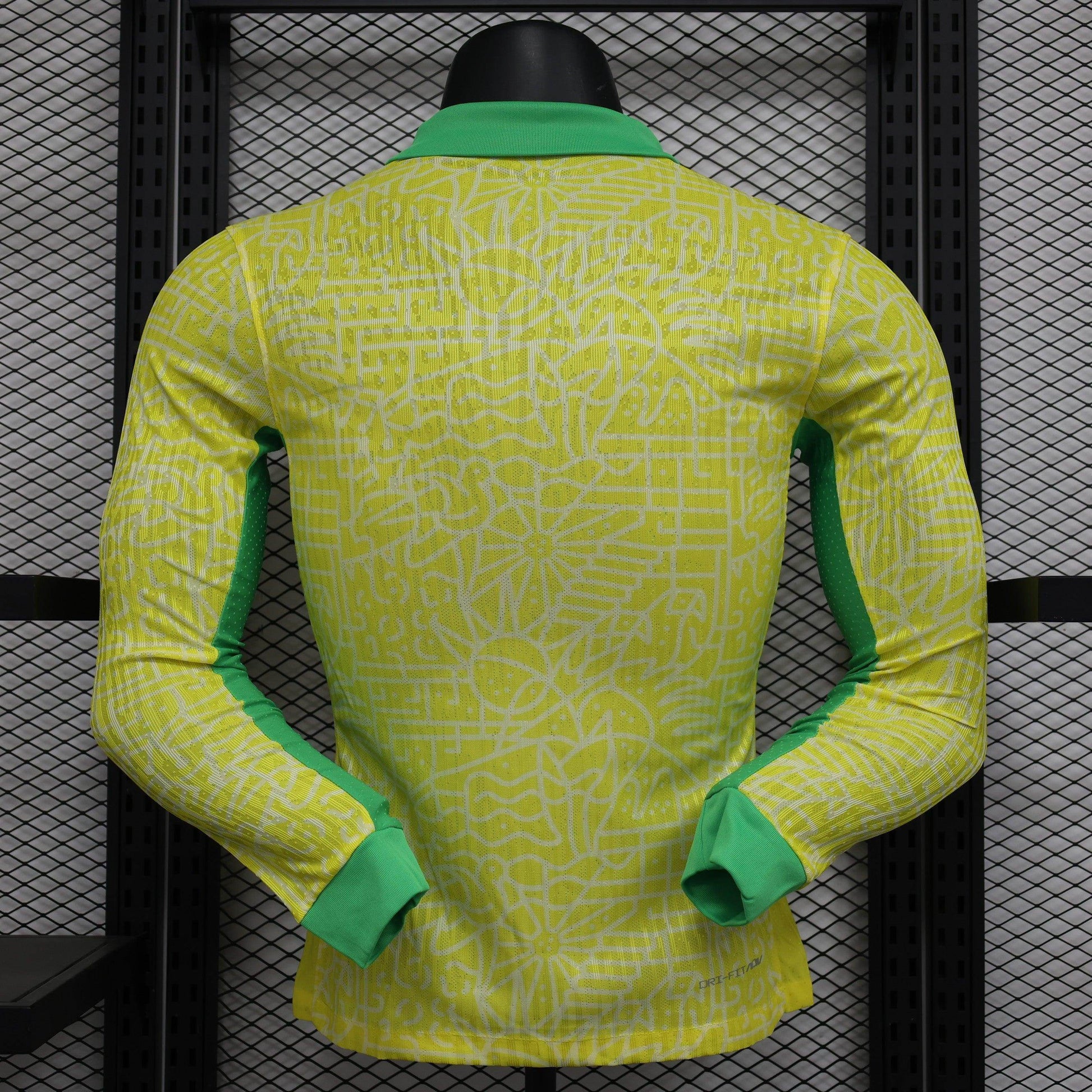 Brazil 2024-2025 Home Kit Long Sleeve - JerseyLegacy