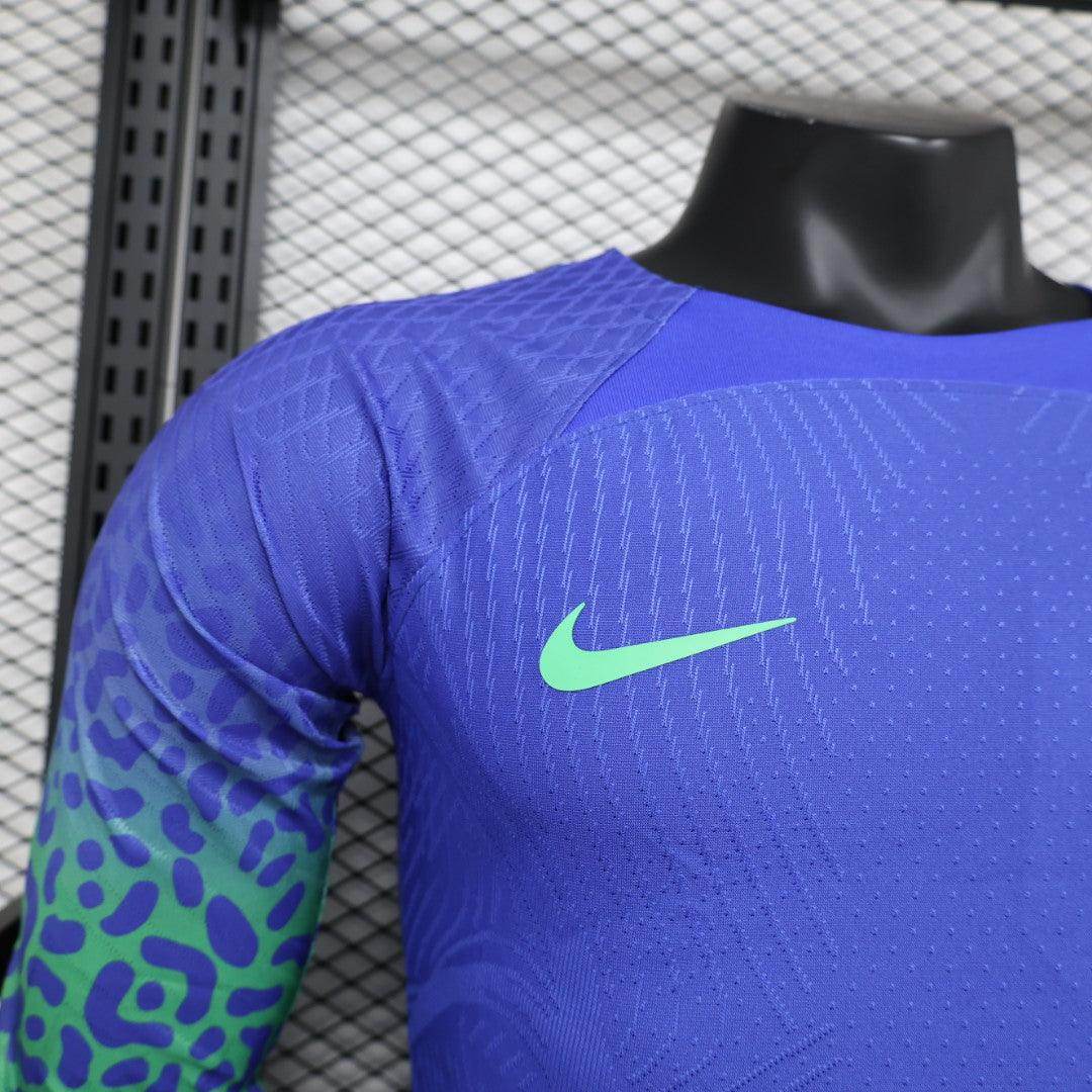 Brazil 2023-2024 Long Sleeve Away Kit - JerseyLegacy