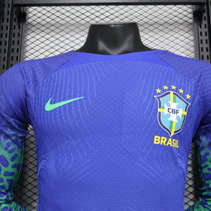 Brazil 2023-2024 Long Sleeve Away Kit - JerseyLegacy