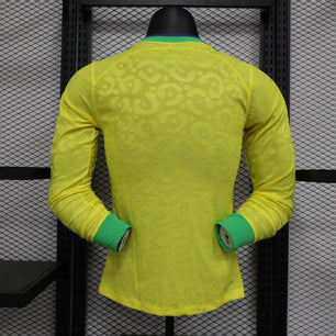 Brazil 2023-2024 Long Sleeve Home Kit - JerseyLegacy