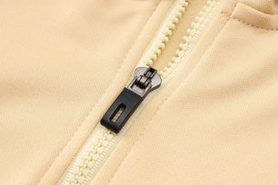 FC Barcelona Beige and Black Tracksuit - JerseyLegacy