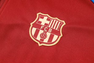 FC Barcelona Red and Black Tracksuit - JerseyLegacy